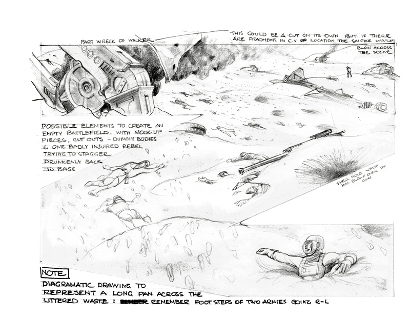Illustration for article titled Never-Before-Seen Star Wars Storyboards Show The Original Trilogy Anew